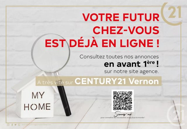 Appartement F1 à vendre - 1 pièce - 28.67 m2 - VERNON - 27 - HAUTE-NORMANDIE - Century 21 Rive Gauche Immobilier